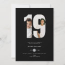 Search for 19th birthday invitations Modern