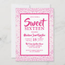 Search for confetti sweet 16 invitations Pretty