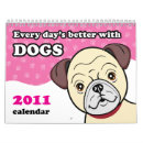 Search for cartoon dog calendars Illustration