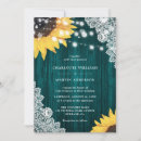 Search for rustic teal wedding invitations Wood