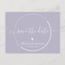 Search for lavender save the date postcards Elegant