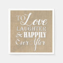 Search for happily ever after napkins Typography