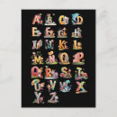 Search for alphabetic postcards Teacher