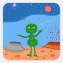 Search for cute alien stickers Planet