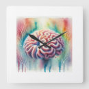 Search for brain clocks Watercolor