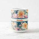 Search for red floral mugs Orange
