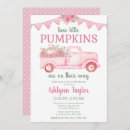 Search for twin pumpkin baby shower invitations Watercolor