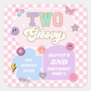 Search for 2nd birthday party stickers Girl