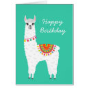 Search for llama birthday cards Girly