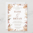 Search for dried flower wedding invitations Bohemian