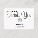 Search for thank you for your purchase business cards Modern minimal