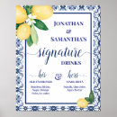 Search for his and hers wedding posters Signature drinks