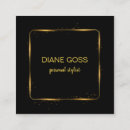 Search for designer business cards Black