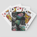 Search for mexican sugar skull playing cards Dia de los muertos