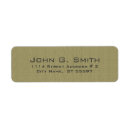 Search for natural return address labels Beige