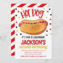 Search for hot dog birthday invitations Kids birthday party