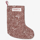 Search for rose gold christmas stockings Glitter
