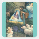 Search for vintage scene stickers Nativity