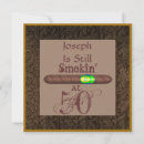 Search for cigar birthday invitations Men