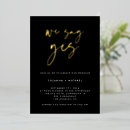Search for gold foil pressed wedding invitations Calligraphy
