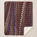 Search for blue and burgundy blankets Abstract
