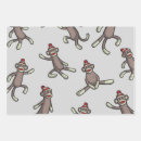 Search for sock wrapping paper Monkey