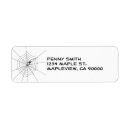 Search for spiderweb return address labels Halloween
