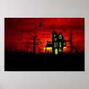 Search for haunted house halloween posters Bats