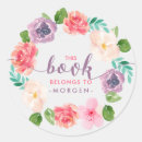 Search for watercolor typography stickers Floral