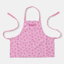 Search for kisses and hugs aprons Pink
