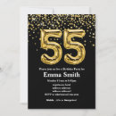 Search for 55th birthday invitations Sparkle