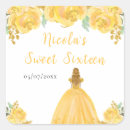 Search for princess sweet sixteen stickers Elegant
