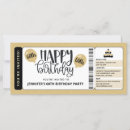 Search for boarding pass birthday invitations Surprise
