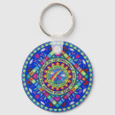 Search for heart mandala key rings Colourful