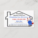 Search for funny handyman business cards Plumber