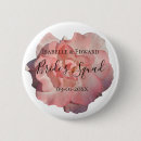 Search for floral wedding rose badges Bride
