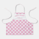 Search for pink gingham aprons For kids