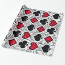 Search for playing card wrapping paper Clubs