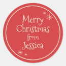 Search for retro christmas stickers Xmas