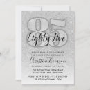 Search for eighty five birthday invitations Modern