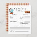 Search for travel baby shower games Globe