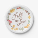Search for fall in love plates Bridal shower