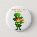 Search for irish leprechaun badges Clover