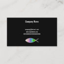Search for christian fish business cards Religion