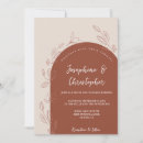 Search for autumn leaves wedding invitations Terracotta