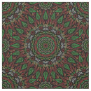 Search for mandala pattern fabric Green