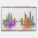 Search for new york city skyline blankets Steampunk
