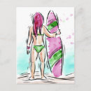 Search for surfer girl postcards Ocean