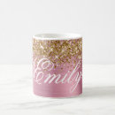 Search for light pink and gold mugs Girly