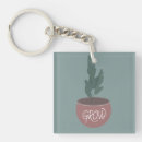 Search for potted plant key rings Greenery
